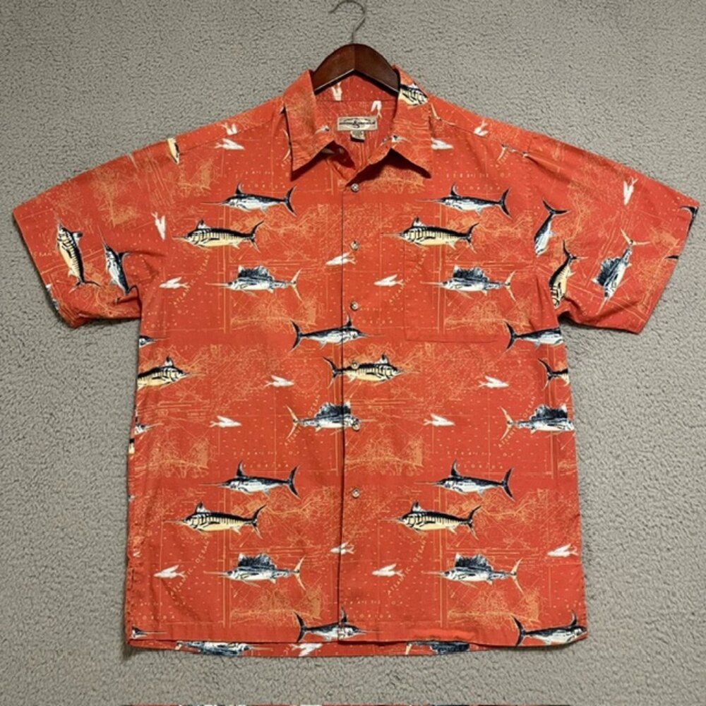 Hook & Tackle Shirt Mens XL Ltd Edition Marlin Swordfish Hi-Tech Fishing Gear